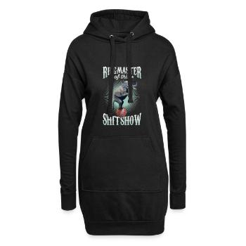 Ringmaster of the Shitshow Design for Chaos Manage - Sweat-shirt à capuche long Femme - noir - Devant