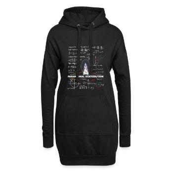 Math Gift For Teachers Probability Pun - Hoodie-Kleid - Schwarz - Vorne
