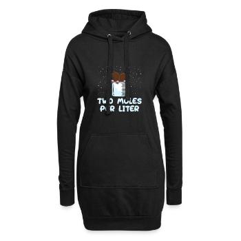 Chimiste Professeur de physique Physicien Étudiant en chimie - Sweat-shirt à capuche long Femme - noir - Devant