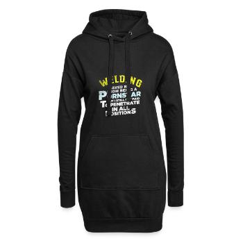 Soudeur soudeur cadeau drôle - Sweat-shirt à capuche long Femme - noir - Devant