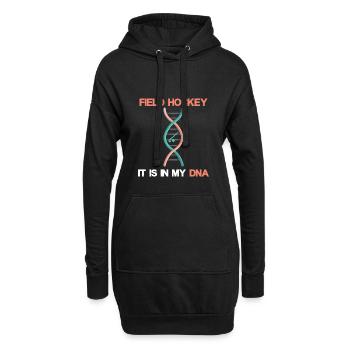 Feldhockey Field Hockey Hallenhockey Hockeysport - Hoodie-Kleid - Schwarz - Vorne