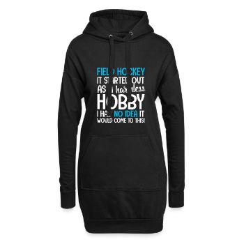 Feldhockey Field Hockey Hallenhockey Hockeysport - Hoodie-Kleid - Schwarz - Vorne