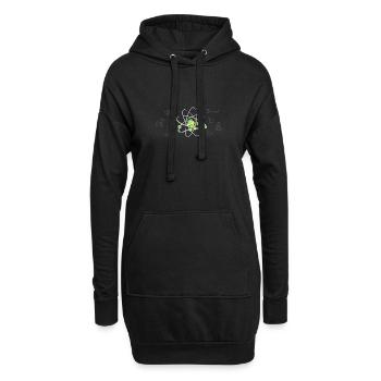 physicist - Hoodie Dress - black - Front