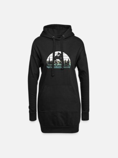 ATV Rider Off Road im Freien Geschenk - Hoodie-Kleid - Schwarz