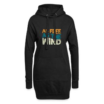 Surfeurs surfant - Sweat-shirt à capuche long Femme - noir - Devant