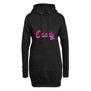 daddy gift for father day - Hoodie-Kleid - Schwarz - Vorne