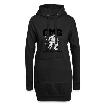 Eishockeytorhüter Goalie Eishockey Keeper Geschenk - Hoodie-Kleid - Schwarz - Vorne
