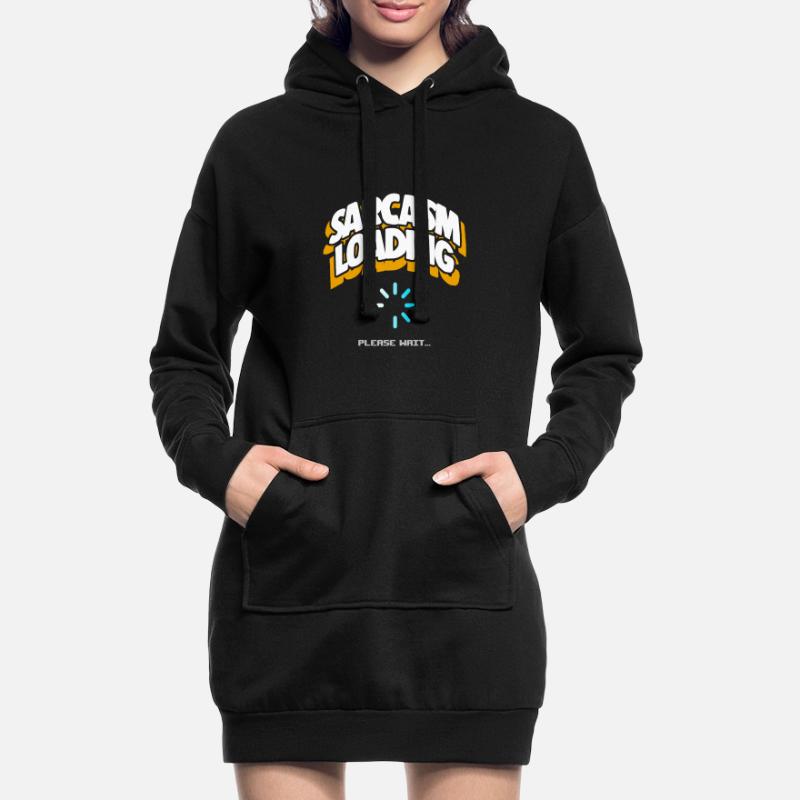 Computer Sarcasm Loading Geek Pun Apparel Hoodie Dress