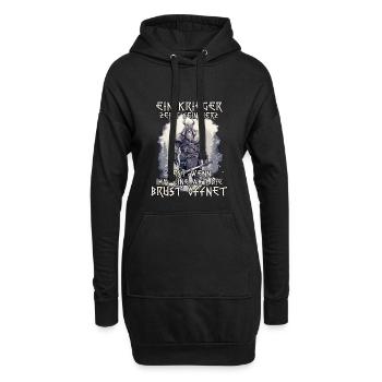 Walhalla Krieger Ragnars Erben und Odins Söhne - Hoodie-Kleid - Schwarz - Vorne