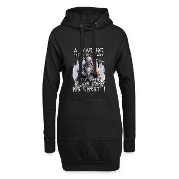 Asgard Heimat der Götter Wikinger Mythologie - Hoodie-Kleid - Schwarz - Vorne