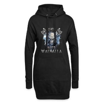 Walhalla Krieger Das perfekte Geschenk für - Hoodie-Kleid - Schwarz - Vorne