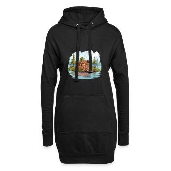 Le meilleur cadeau pour les amateurs de sauna et - Sweat-shirt à capuche long Femme - noir - Devant