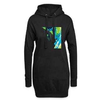 Toprope Klettern Naturerlebnis & Adrenalin Toprope - Hoodie-Kleid - Schwarz - Vorne