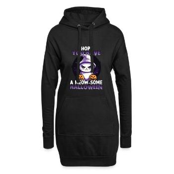 Costume de chat d'Halloween pour cadeau - Sweat-shirt à capuche long Femme - noir - Devant