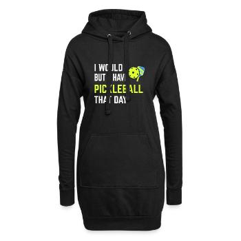 Pickleball Spieler Paddel Spiel Liebhaber Sport Le - Hoodie-Kleid - Schwarz - Vorne
