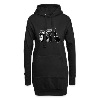 hanomag trecker Hanomag Traktor R16 Ackerschlepper - Hoodie-Kleid - Schwarz - Vorne