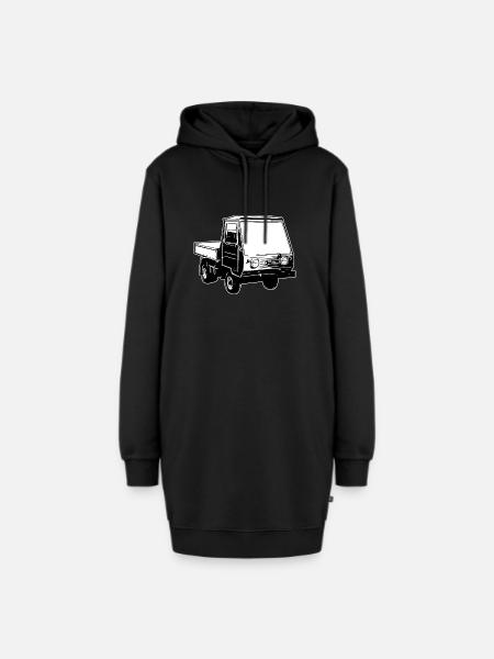 Multicar M25 Multicar Neu Multricar Lastkraftwagen - Hoodie-Kleid - Schwarz
