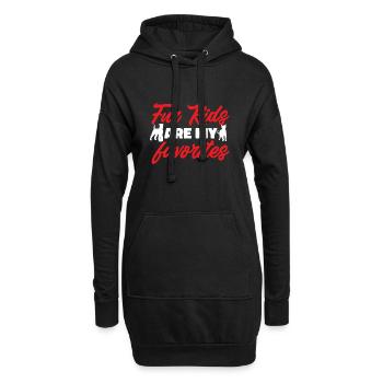 Pet Sitting Cat Dog Pet Sitter - Sweat-shirt à capuche long Femme - noir - Devant