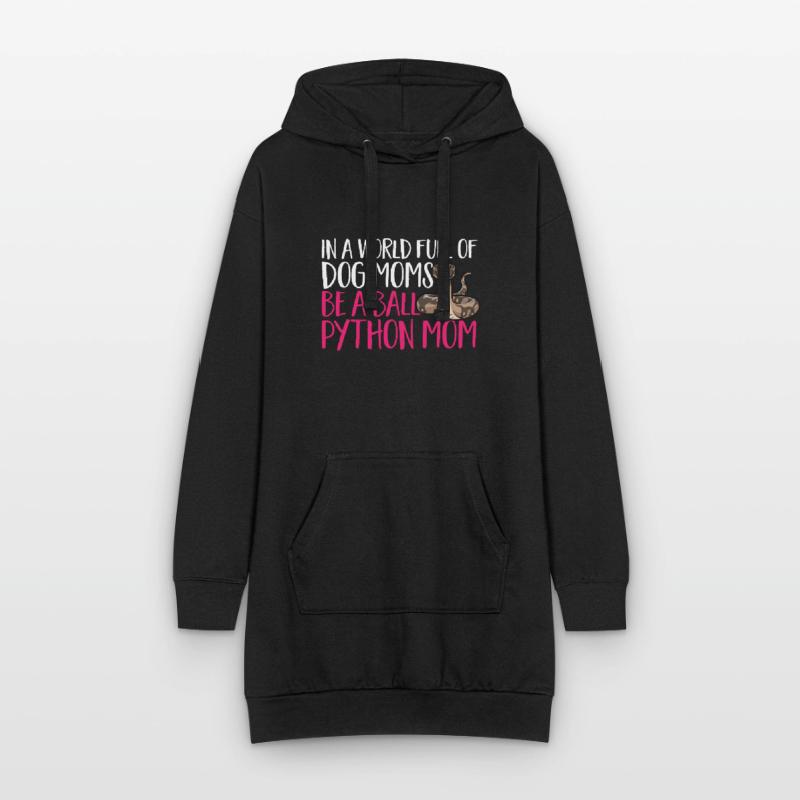 Ball Python Snake King Python Sweat-shirt à capuche long Femme