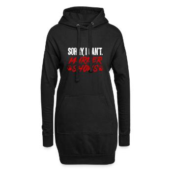 Wahre Verbrechen Podcaster True Crime Podcast - Hoodie-Kleid - Schwarz - Vorne