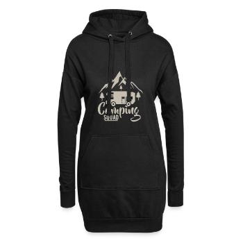 Wohnmobil - Hoodie-Kleid - Schwarz - Vorne
