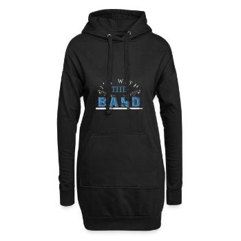 Ich gehöre zur Band Fan Groupie Festival Konzert - Hoodie-Kleid - Schwarz - Vorne