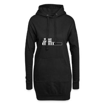 Baby - Hoodie-Kleid - Schwarz - Vorne