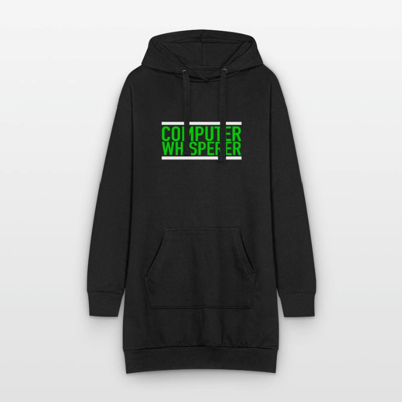 Computer Whisperer Support technique Support informatique IT Nerd Sweat-shirt à capuche long Femme