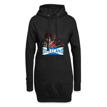 Cornemuse écossaise instrument de musique cadeau - Sweat-shirt à capuche long Femme - noir - Devant