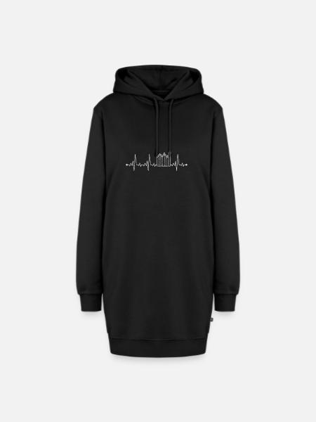 Trader Trading Geschenk Aktien Börse Dividenen - Hoodie-Kleid - Schwarz
