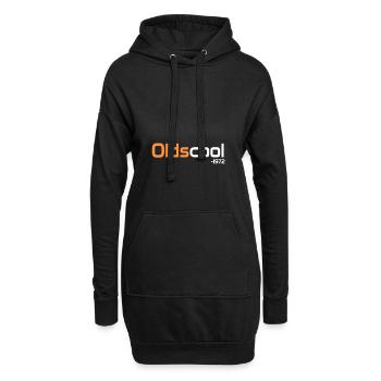 Oldscool 1972 - Hoodie-Kleid - Schwarz - Vorne