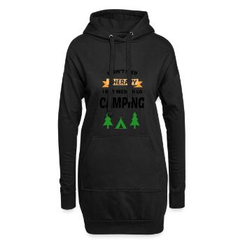 Pfadfinder, Scouts, Naturliebhaber - Tshirt - Hoodie-Kleid - Schwarz - Vorne