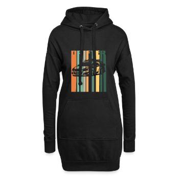 Drifter Auto Drifting Car - Sweat-shirt à capuche long Femme - noir - Devant