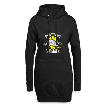 Platypus Is My Spirit Animals Giftidea - Sweat-shirt à capuche long Femme - noir - Devant