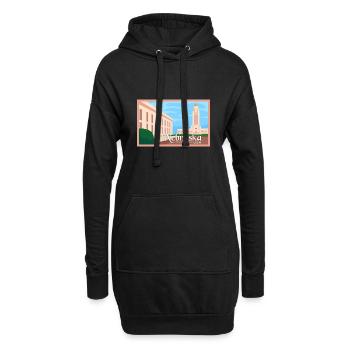 Nebraska Fil-Am Design für stolze Pinoys - Hoodie-Kleid - Schwarz - Vorne