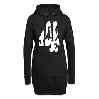 Maillot 4 numéros - Sweat-shirt à capuche long Femme - noir - Devant