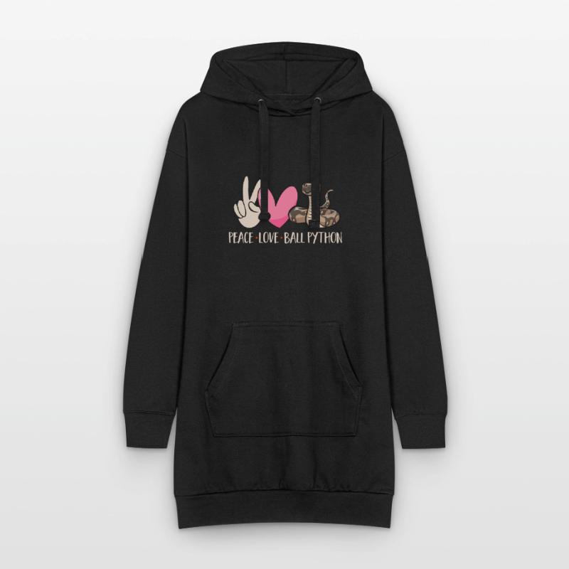 Ball Python Schlange Königspython Hoodie-Kleid