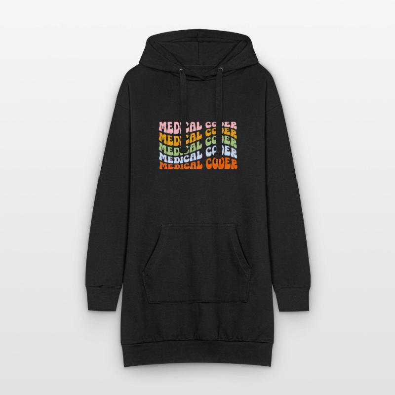 Medical Coder Coding Specialist Hoodie Dress