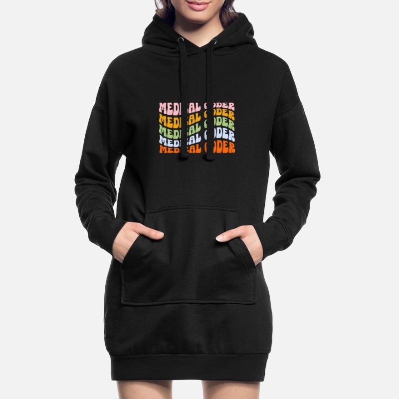 Medical Coder Coding Specialist Hoodie Dress