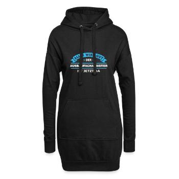Ausbaufacharbeiter Design für stolze Handwerker - Hoodie-Kleid - Schwarz - Vorne