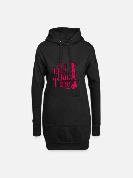 Linedance - Hoodie-Kleid - Schwarz