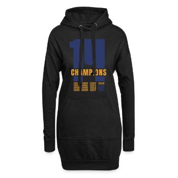 Madrid Champions 2022 - Sweat-shirt à capuche long Femme - noir - Devant