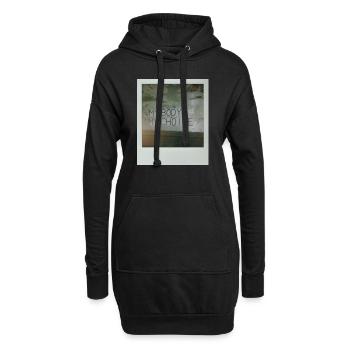 Mon corps Mon choix - Sweat-shirt à capuche long Femme - noir - Devant