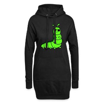Chenille Cool - Sweat-shirt à capuche long Femme - noir - Devant