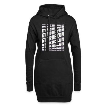 61 Trabzon - Hoodie-Kleid - Schwarz - Vorne
