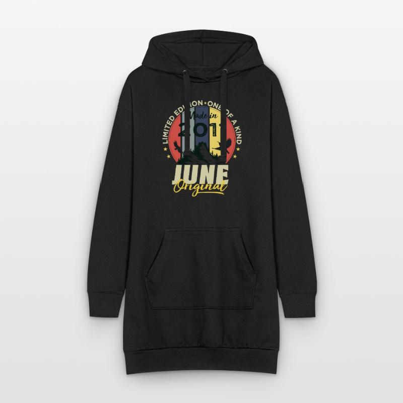 Juni 2011 Geburtstagsgeschenk Juni 2011 Juni 2011 Hoodie-Kleid