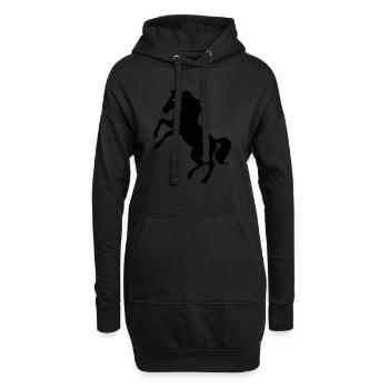 Ross - Hoodie-Kleid - Schwarz - Vorne