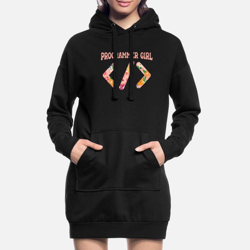 Programmeur Coder Développeur de logiciels Sweat-shirt à capuche long Femme