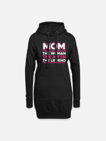 Mama Mutter Mami Muttertag - Hoodie-kjole - sort