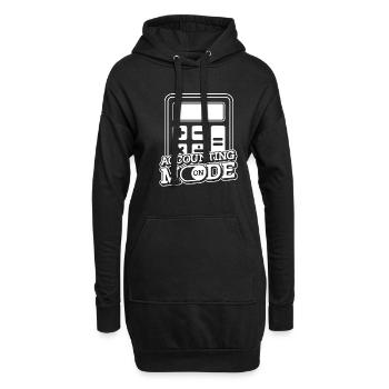 Buchhaltung Buchhalter Steuern - Hoodie-Kleid - Schwarz - Vorne